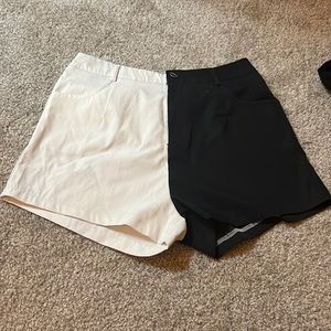 Half and half shorts